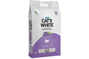 Котешка тоалетна Cat's white - лавандула   5 л.