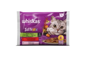 Whiskas Tasty Mix Pouch – Chef's Choice 4 x 85g